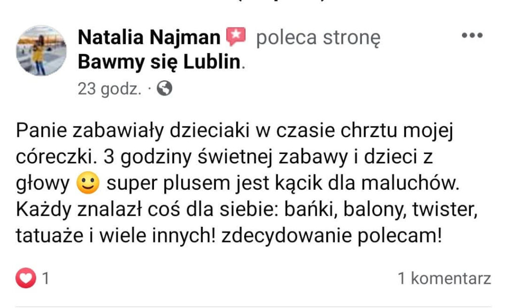 bawmy się lublin rekomendacje
