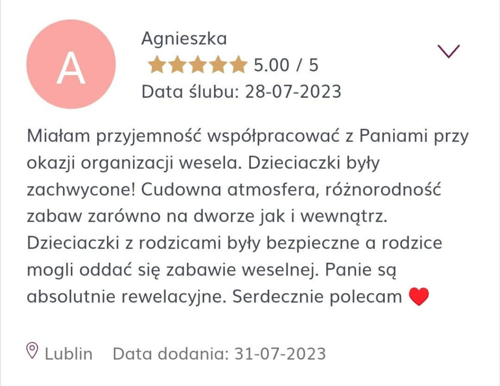 Bawmy się Lublin opinia wesele