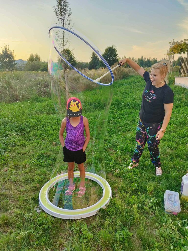 zamykanie w bańce animacje dla dzieci Lublin