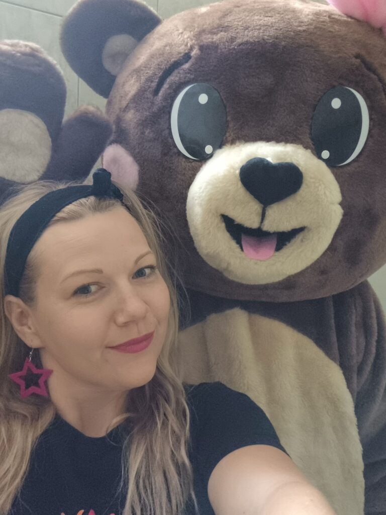 miś żywa maskotka animacje dla dzieci Lublin