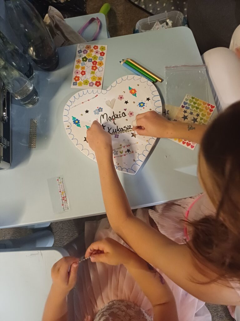 animacje dla dzieci wesele prezent para młoda