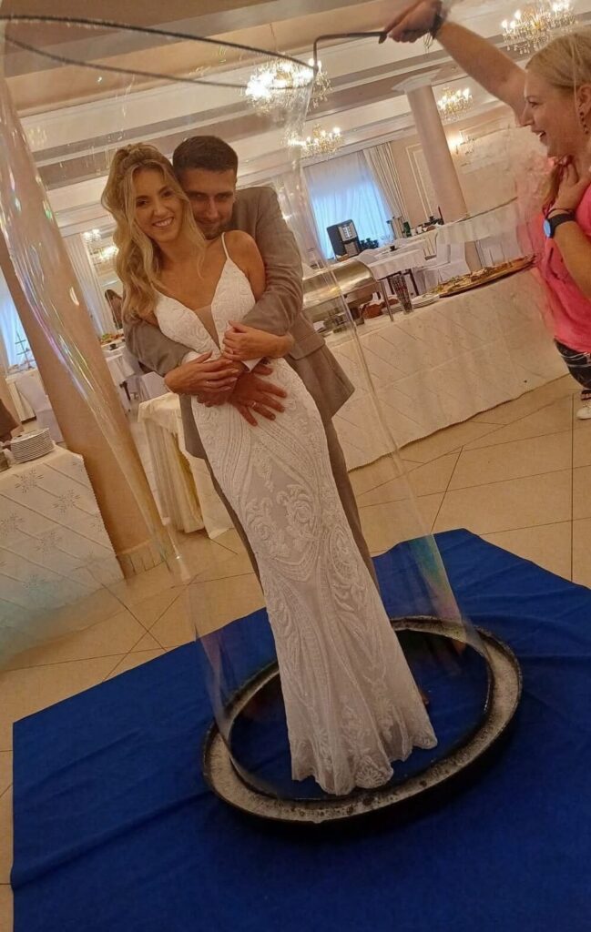 zamykanie w bańce mydlanej animacje na wesele